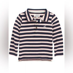 Me & Henry long-sleeve polo shirt for boys